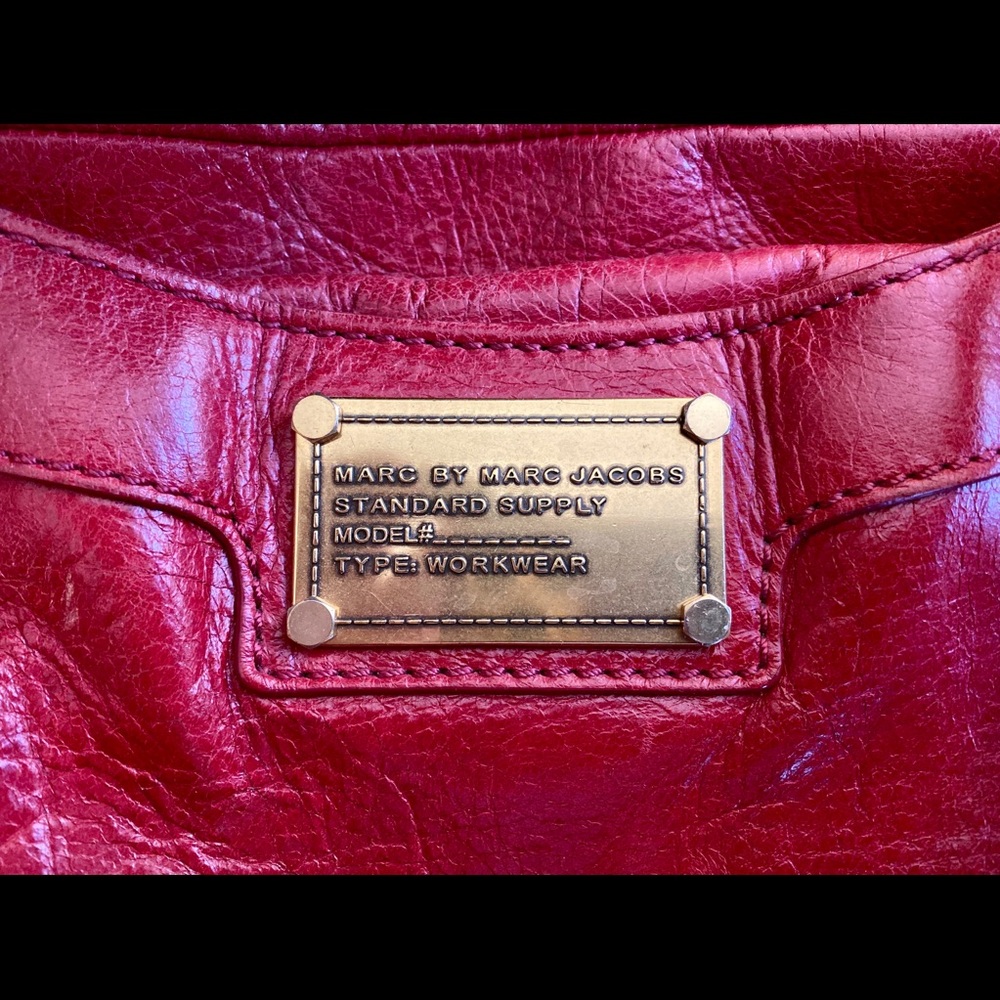 Marc By Marc Jacob Large Red Satchel - Picture 10 of 10